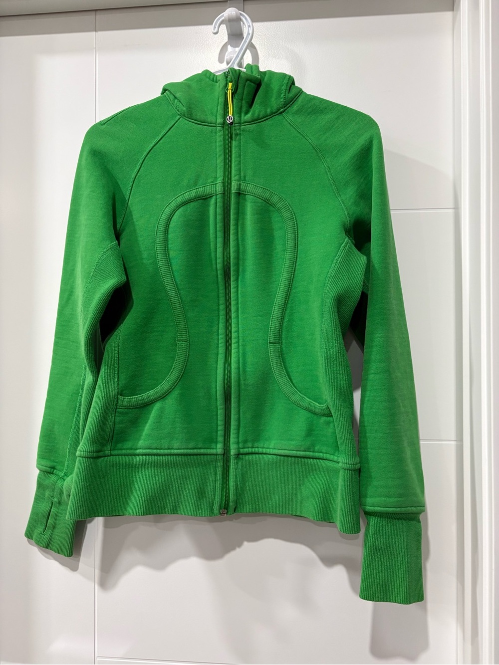 lululemon athletica Women's Green Full-Zip Scuba Hoodie